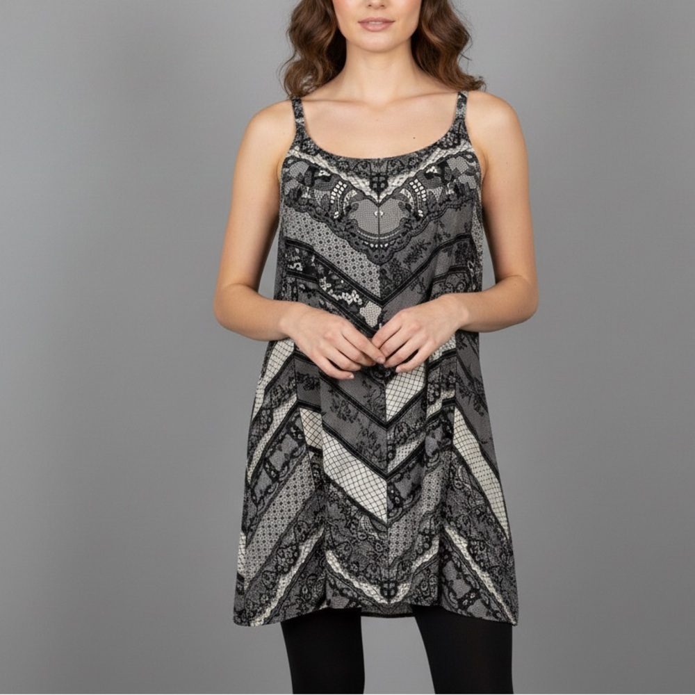 CABI Monaco Cami Lace Print Tunic Size Size Large